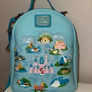 Loungefly Blue Disney Backpack